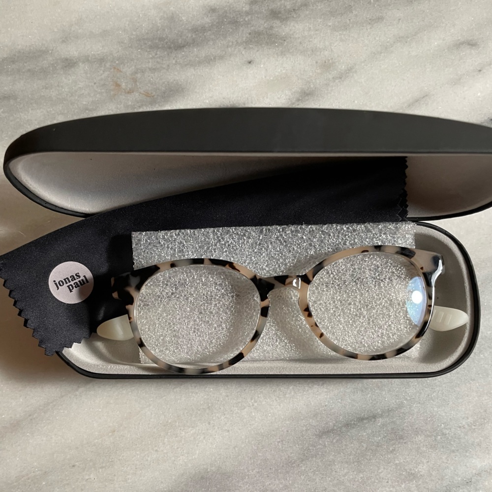 Jonas Paul Paige teen size large eyeglass frame. 46–16-130.